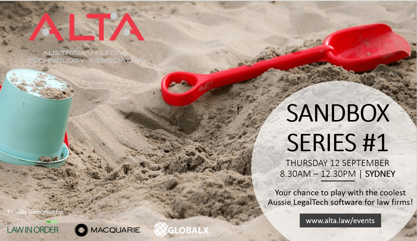 ALTA Sandbox Series in Sydney